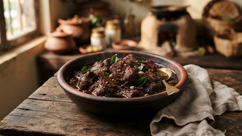 Black Pork Curry