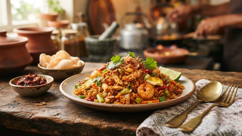 Nasi Sri Lankan Style